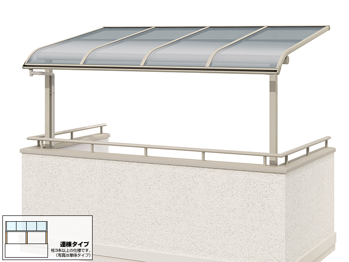 ヴェクターテラス R型 屋根タイプ 連棟