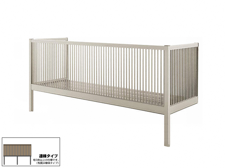 バルコニー BY-X型 千本格子 連棟 柱建て式
