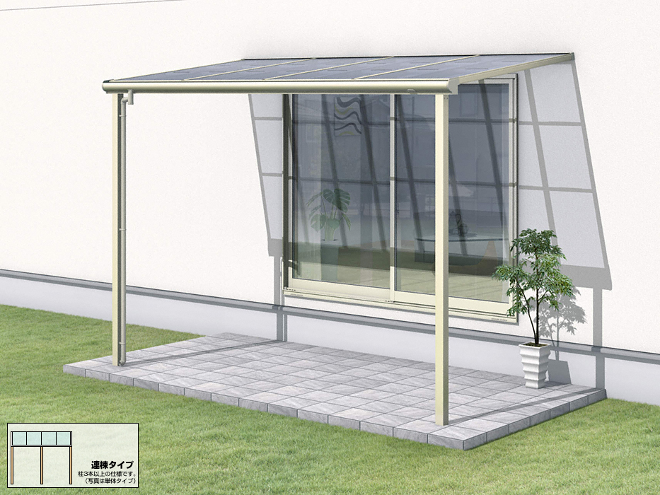 レボリューZ F型 積雪50cm対応 テラスタイプ 連棟