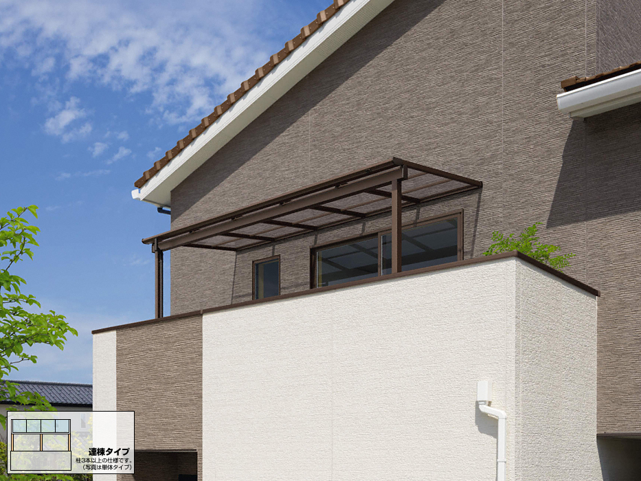 レボリューA F型 屋根タイプ 三連棟