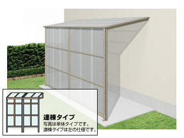オイトック 波板囲い 基本タイプ 連棟