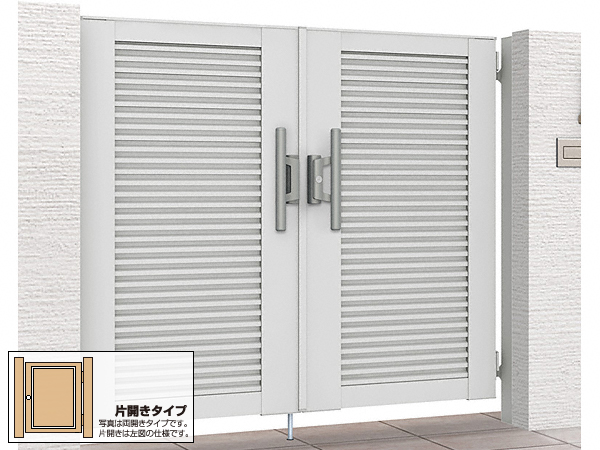 開き門扉AB YM1型 片開き　柱使用