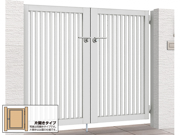 開き門扉AB TR3型  片開き　柱使用