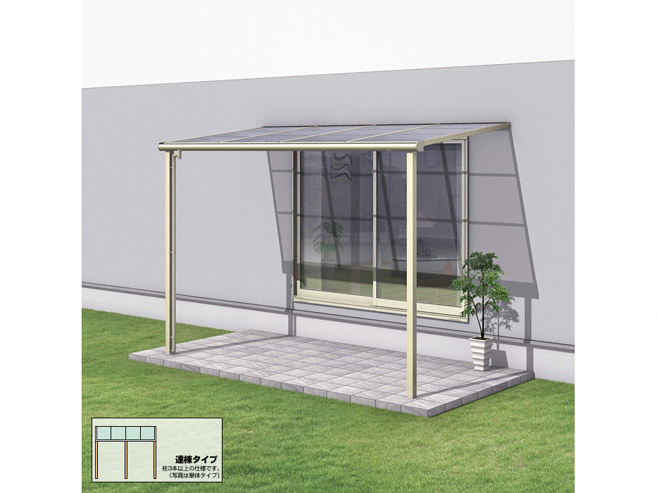 グランデラスA　F型　テラスタイプ　連棟