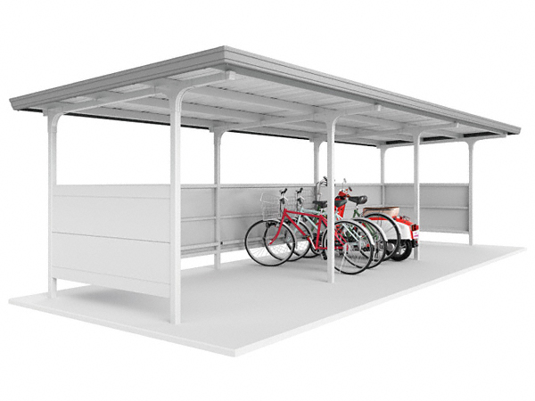 イナバ自転車置場 BFXタイプ 一般型 3連続タイプ