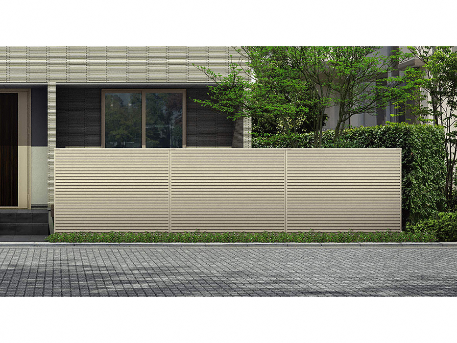 ルシアス スクリーンフェンスS06型 木調色