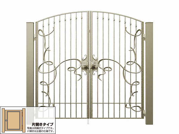 シャローネ門扉 EB01型 片開き