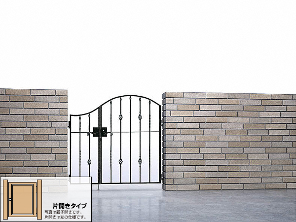 トラディシオン門扉5B型 片開き