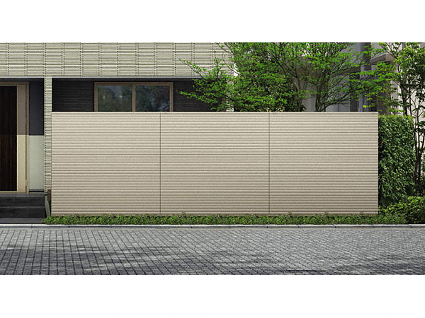 シンプレオ スクリーンフェンスYL1S型 横ルーバー