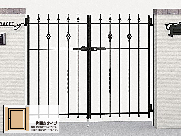 ラフィーネ門扉2型 片開き