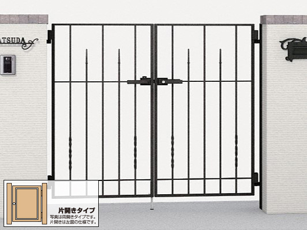 ラフィーネ門扉3型 片開き
