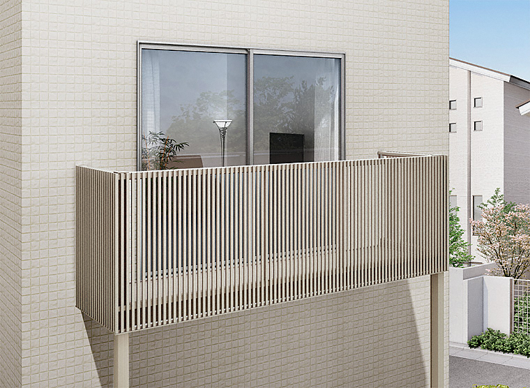 ビューステージHスタイル 縦スリット 単体 柱建て式