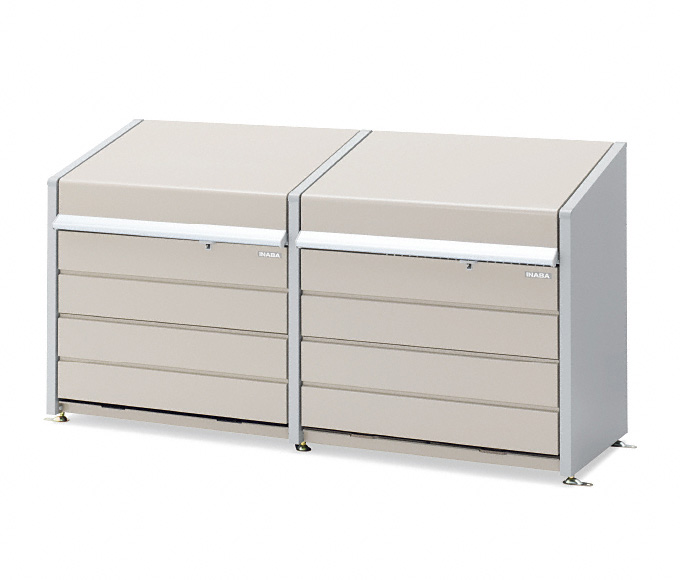 ダストボックスミニ連結 パネル床タイプ DBN-126PL-2 500L×2