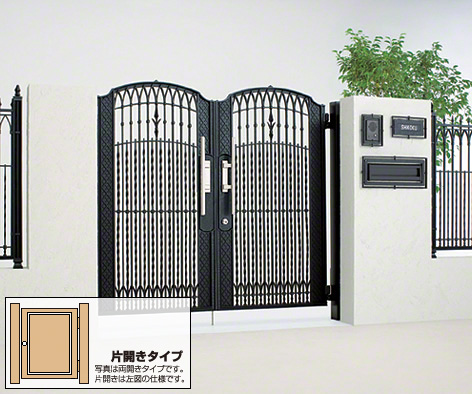 ロードス門扉 M1型 片開き