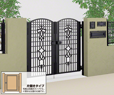 ビビオ門扉 2型 片開き