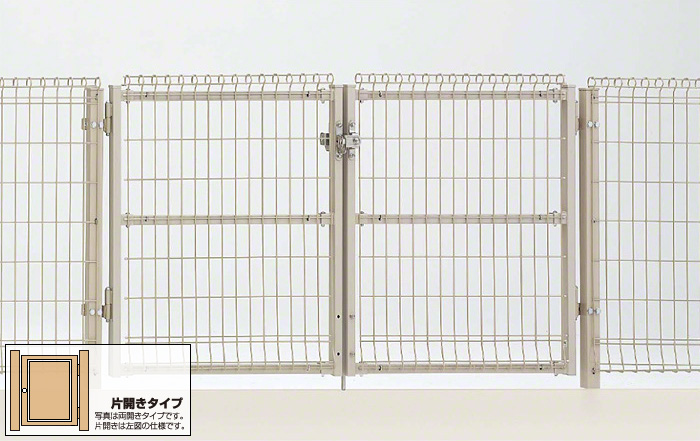 プロメッシュ門扉 1型 片開き