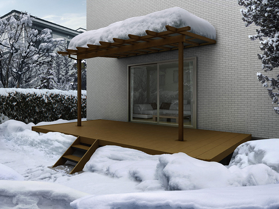 サザンテラス (パーゴラ仕様) 積雪50cm対応 テラスタイプ 単体
