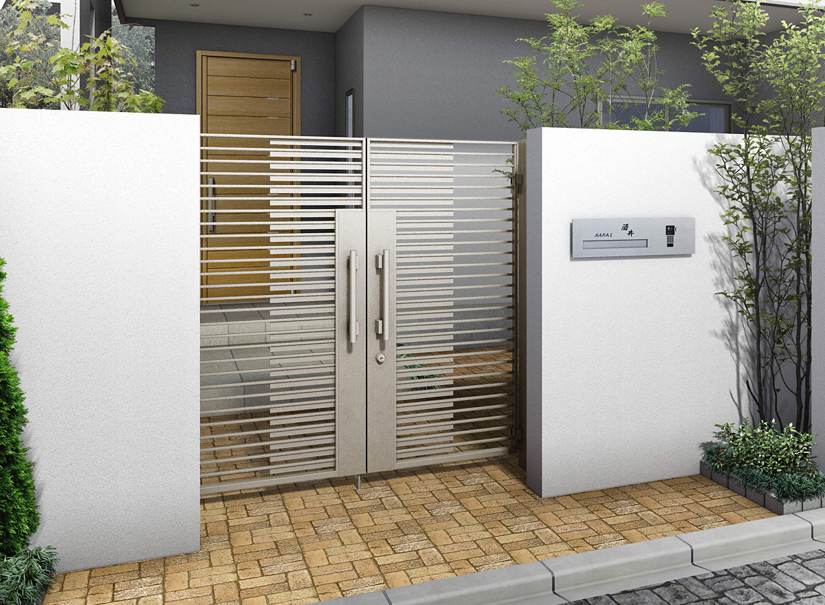 シャローネ門扉SA03型 両開き