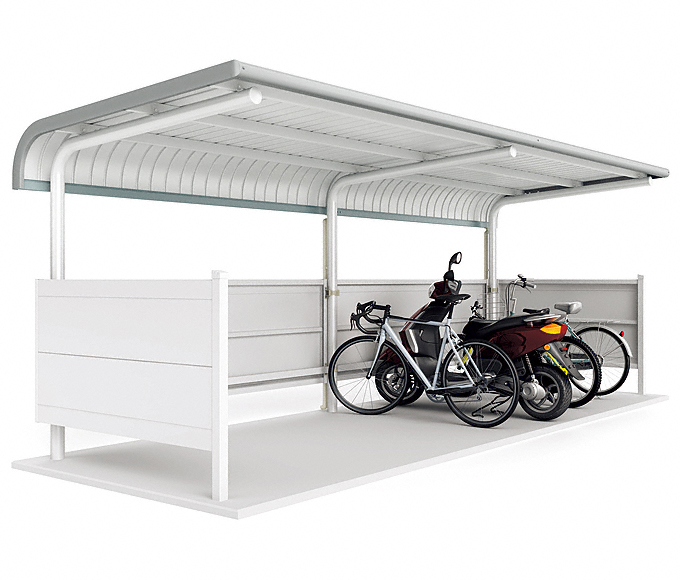 イナバ自転車置場 BPタイプ　一般型 ２連続タイプ