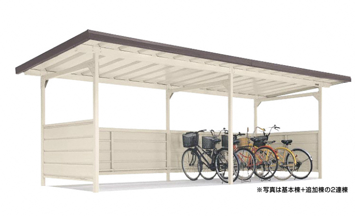 ヨド自転車置場 YOKCタイプ 連棟 一般地用